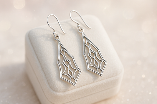 Handcrafted Sterling Silver Earrings: Perfect Gift for Her