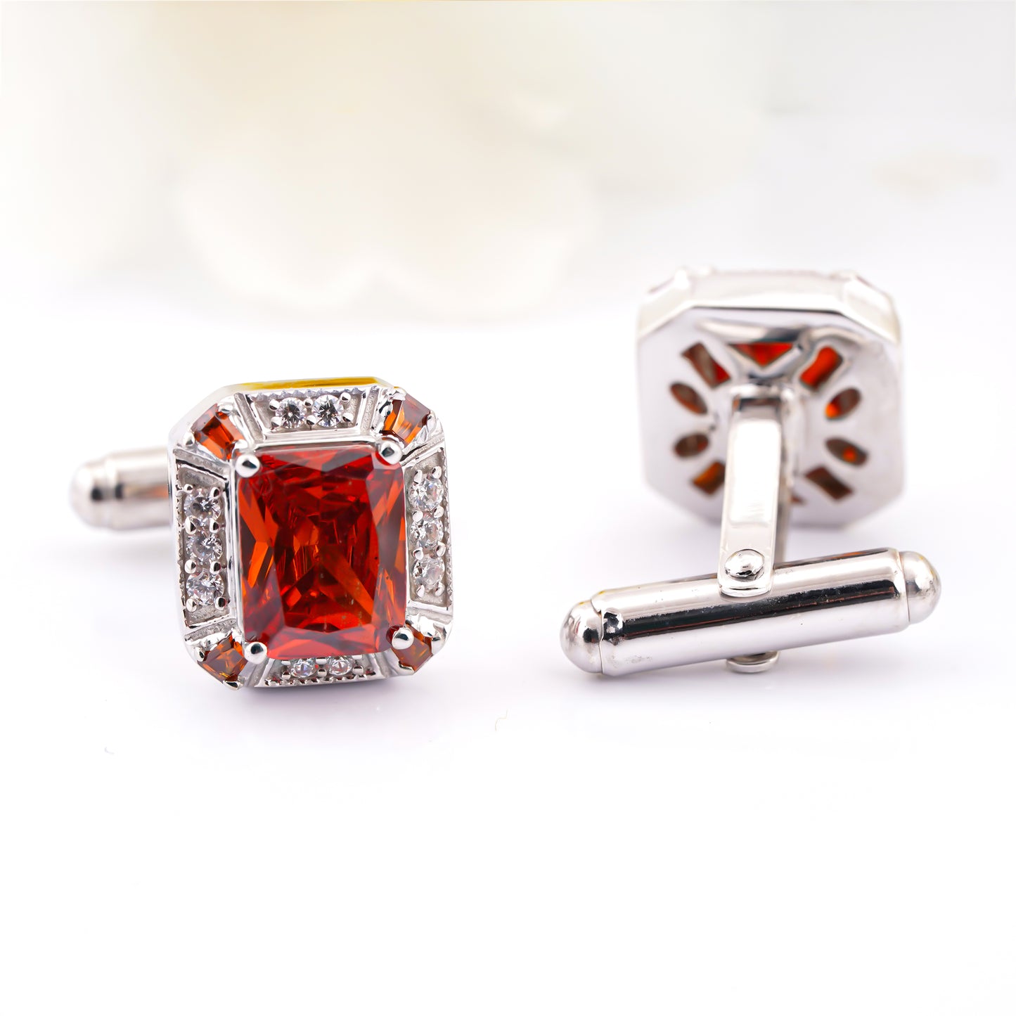 Silver Octagon Luxury Cufflink For Him