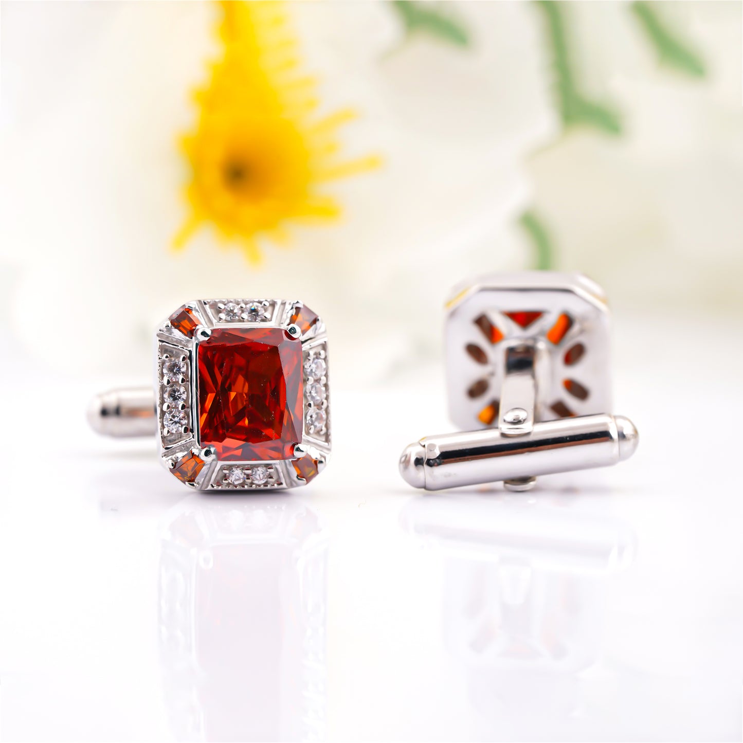 Silver Octagon Luxury Cufflink For Him
