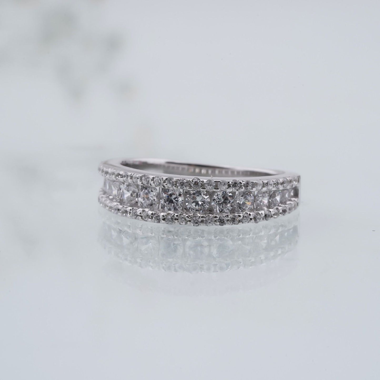 Moissanite Ring For Women, Enagament Ring, Real Moissanite Ring, Moissanite Silver Ring