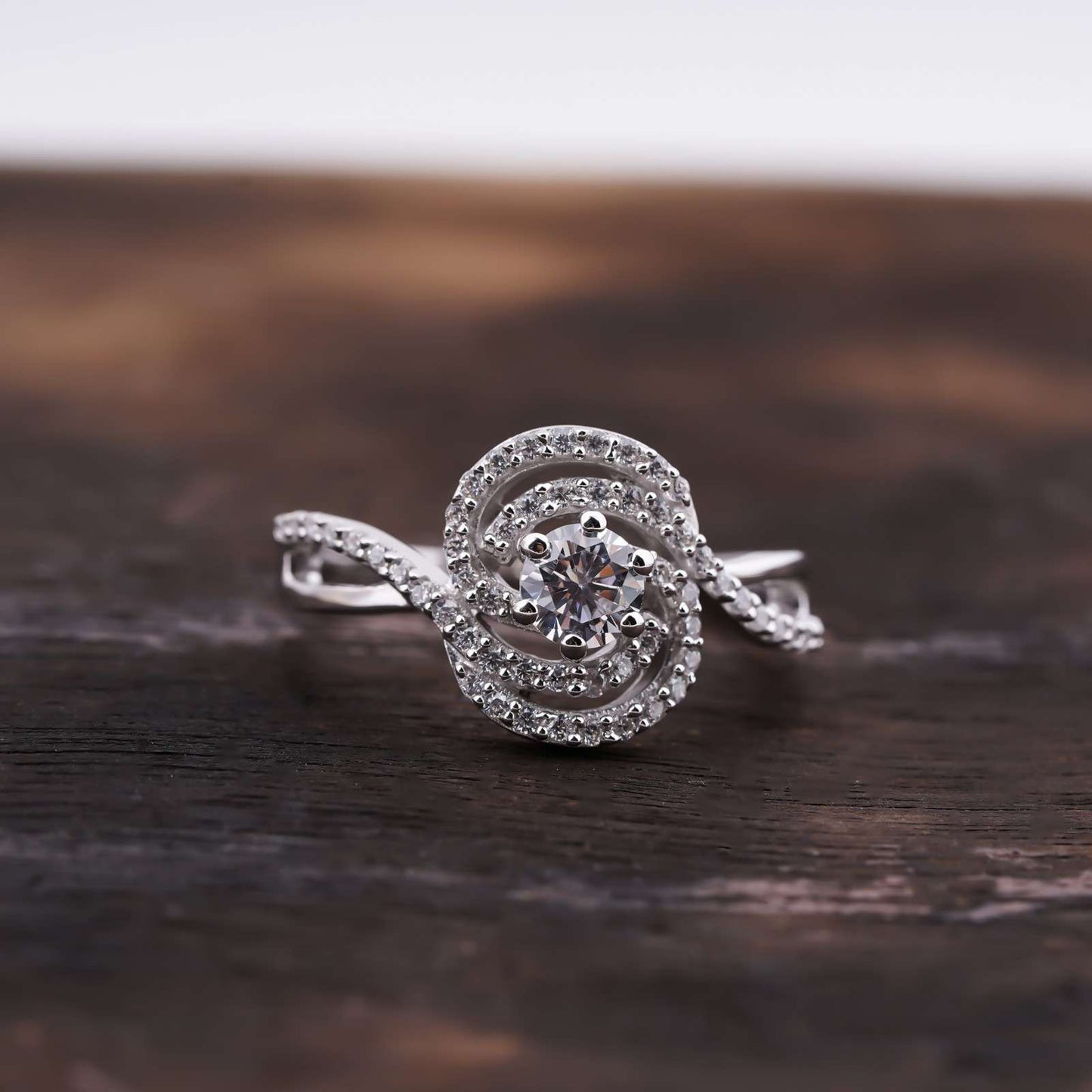 Moissanite Ring For Women, Enagament Ring, Real Moissanite Ring, Moissanite Silver Ring