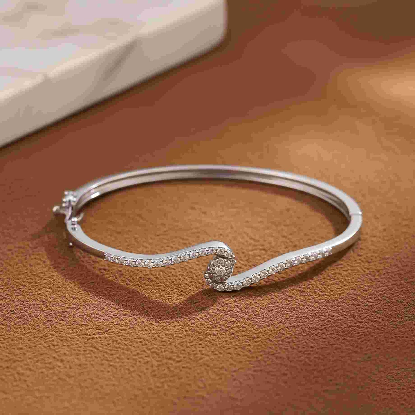 Silver Cozy in Love Bangle Gold Vermeil (2.5 Micron)