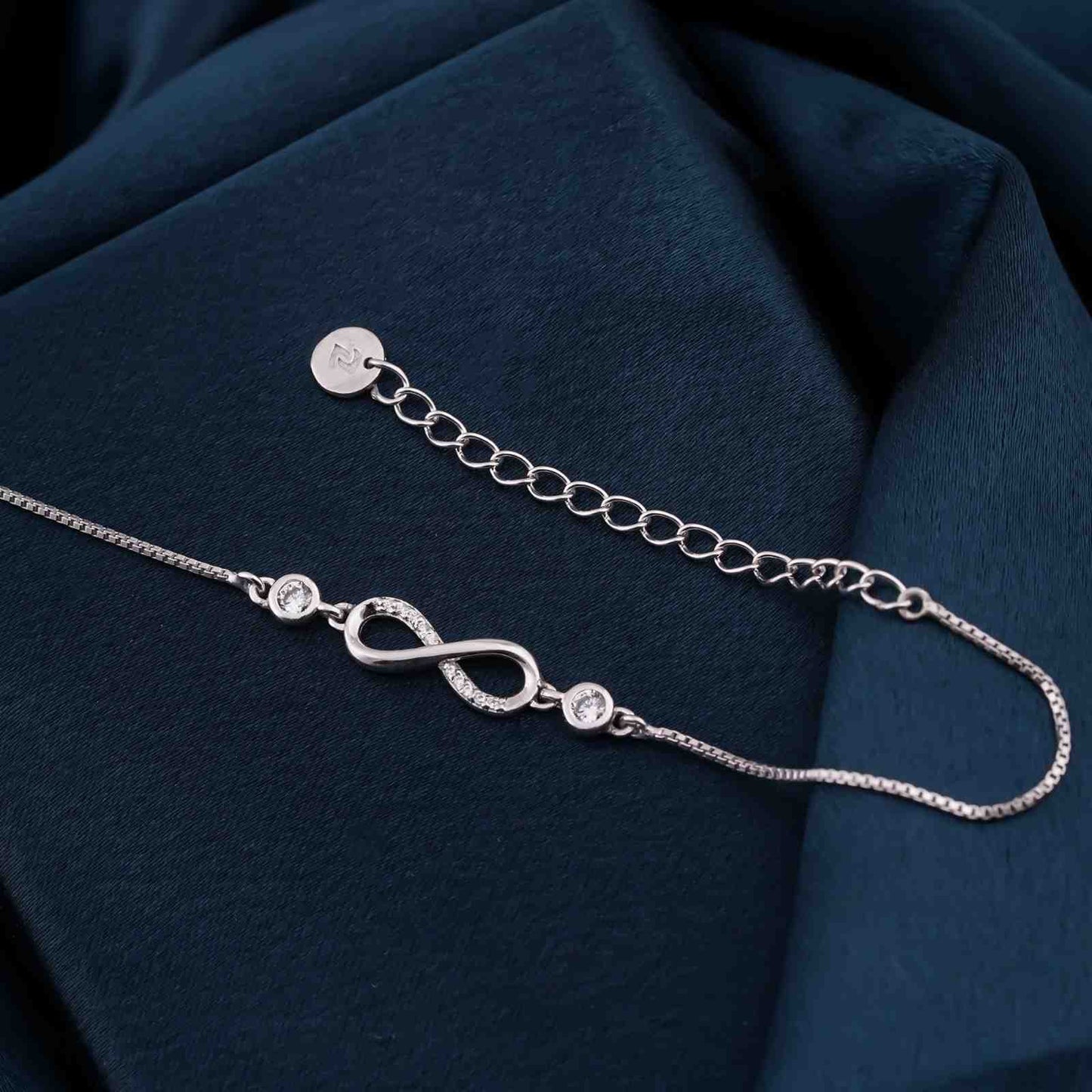 Silver Infinity Love Minimalist Bracelet