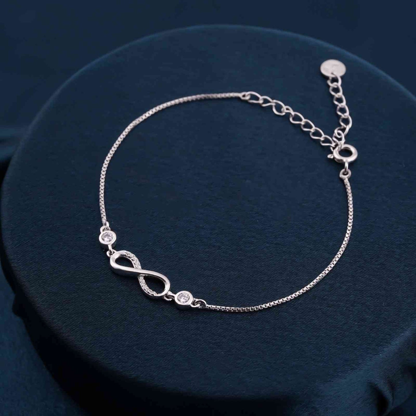 Silver Infinity Love Minimalist Bracelet