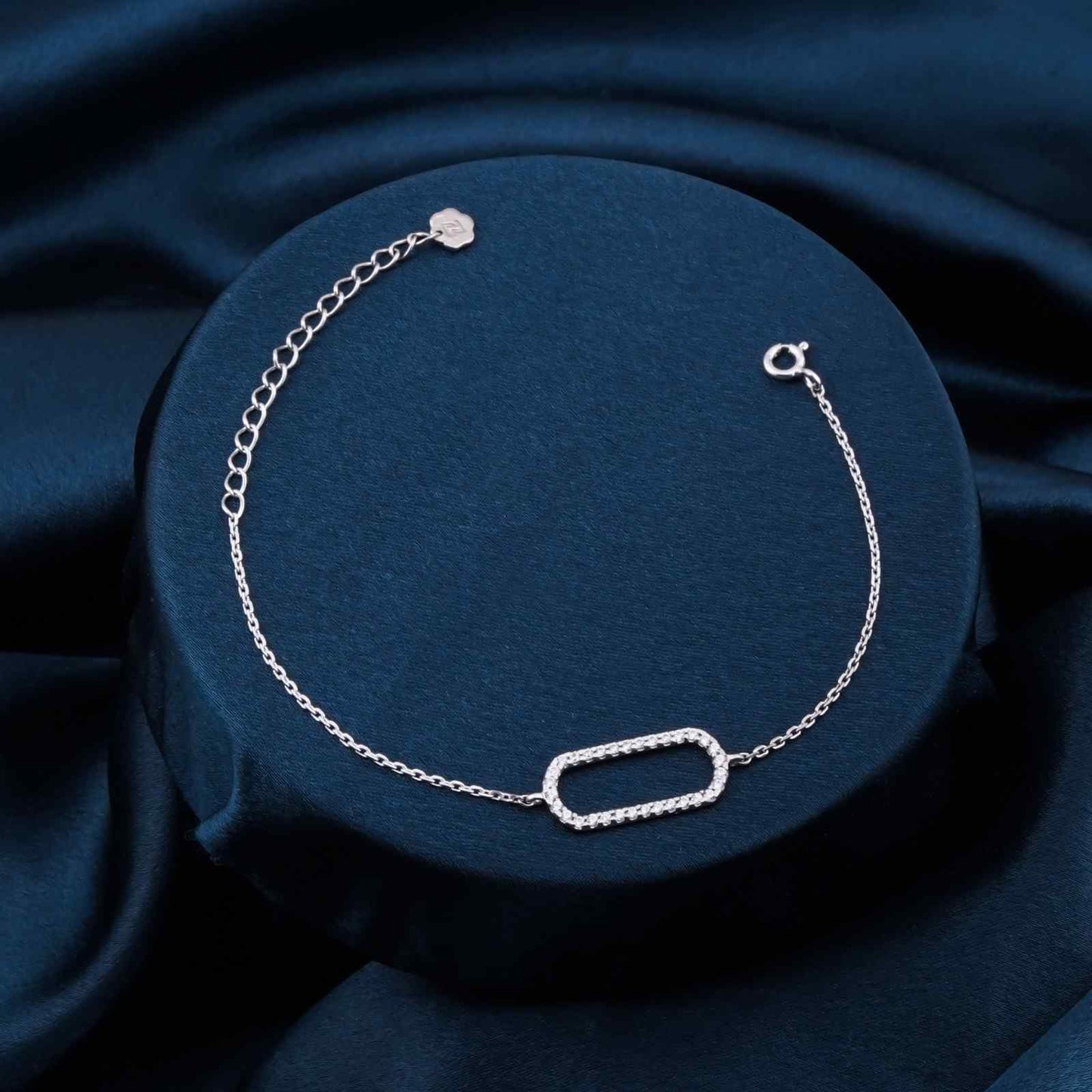 Silver Paperclip Bracelet For Her