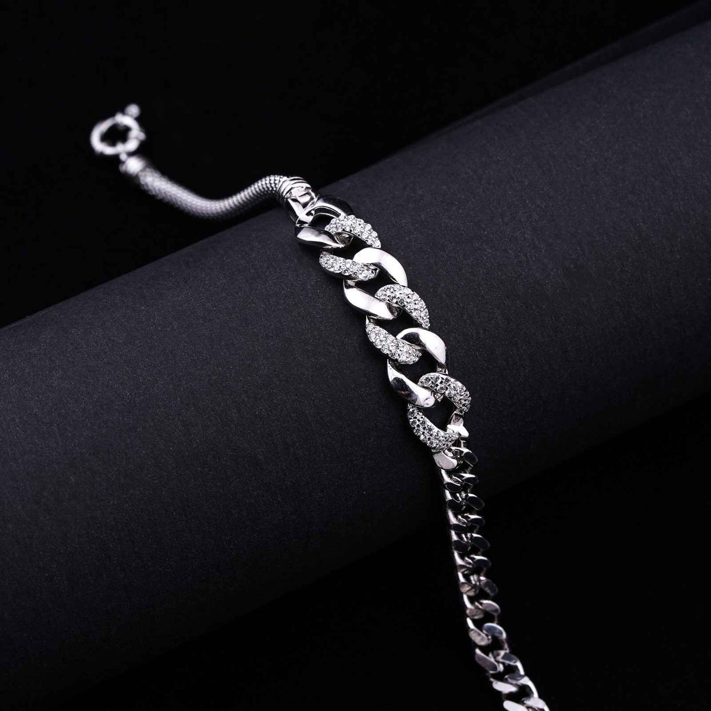 Silver Triple Layered Bracelet