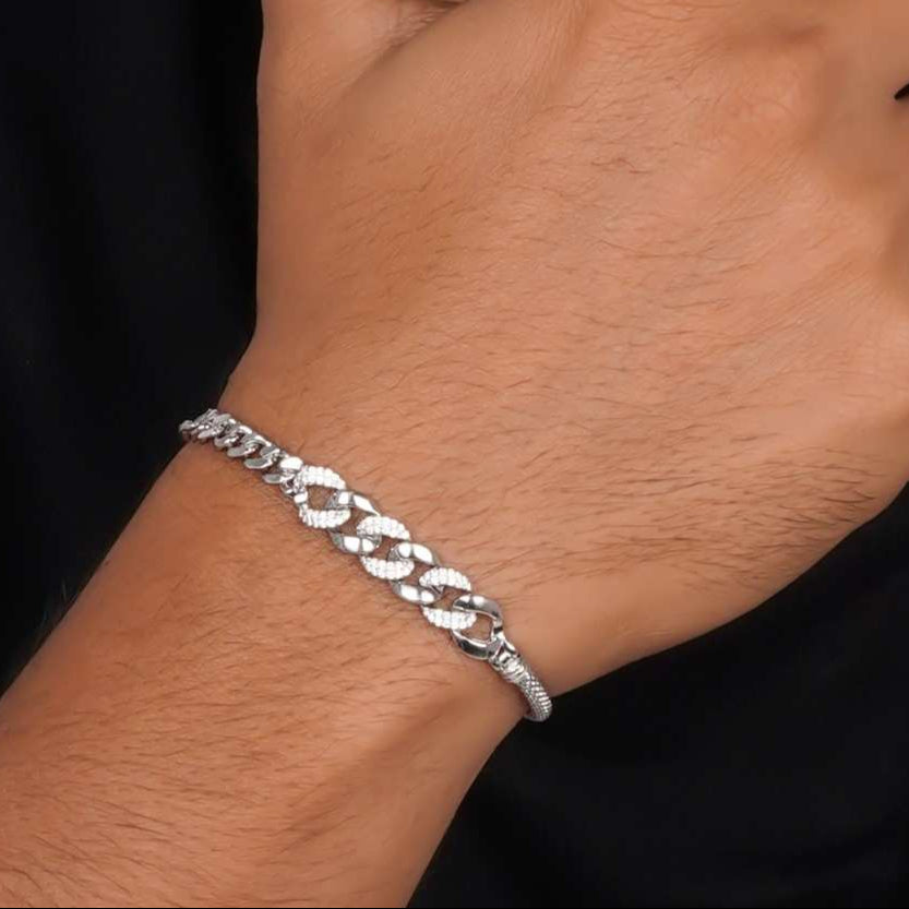 Silver Triple Layered Bracelet