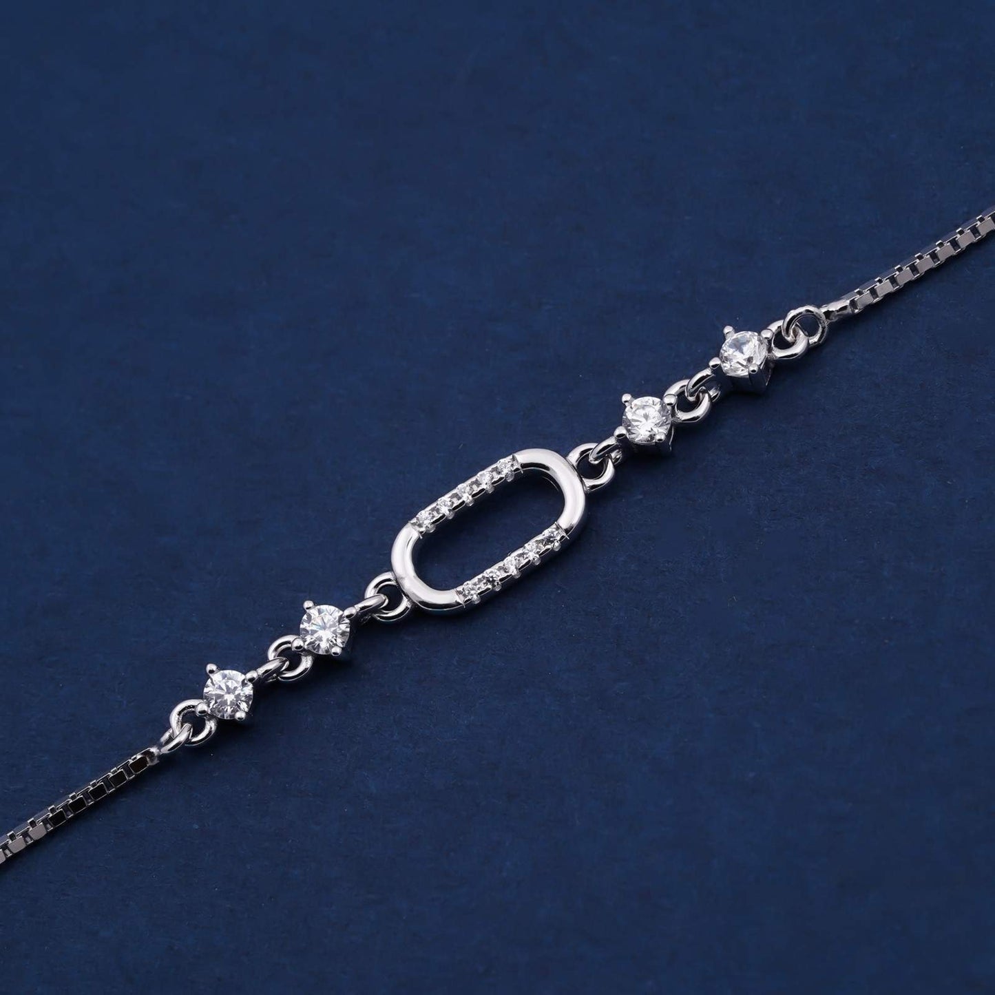 Silver Linked Charm Bracelet