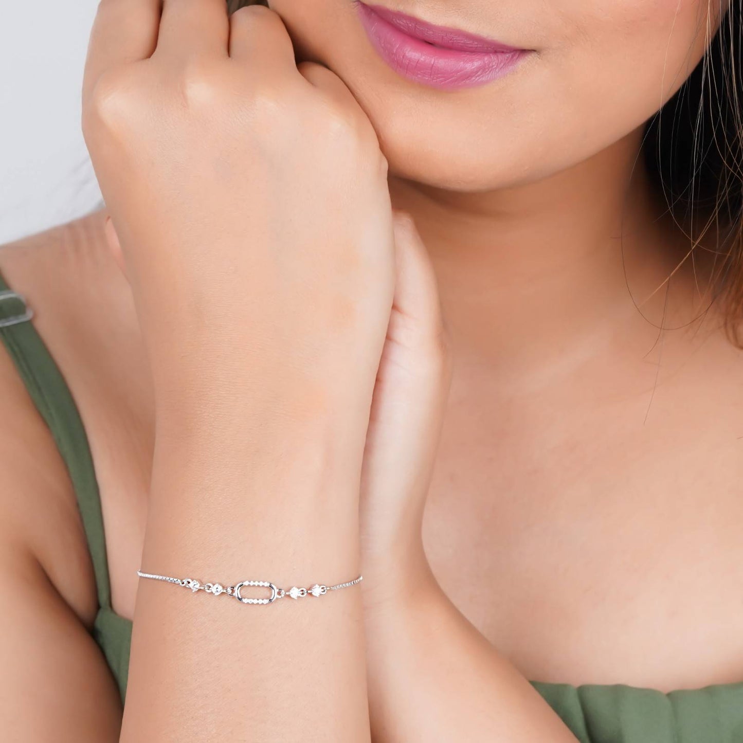 Silver Linked Charm Bracelet