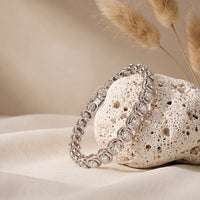 6.80 Ct Cushion Cut Lab Grown Diamond Tennis Bracelet for Women White