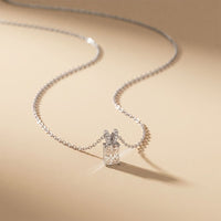 2.15CTW Radiant Cut Lab Grown Diamond Solitaire Pendant Necklace White