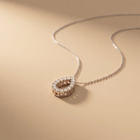 1.05 Ct Round Cut Lab Grown Diamond Pear Shape Pendant for Women White