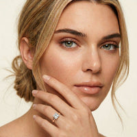 The Arden 1 CT Princcess Cut Lab Grown Diamond Ring Rose Gold