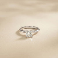 The Arden 1 CT Princcess Cut Lab Grown Diamond Ring White