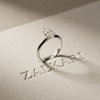 The Solenne 1 CT Marquise Cut Lab Grown Diamond Ring White