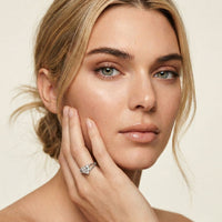 The Sienna 2 CT Heart Cut Lab Grown Diamond Dual Prong Ring White