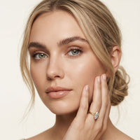 The Verona 2 CT Marquise Cut Lab Grown Diamond Ring Gold
