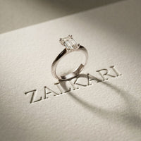 The Sterling 1.50 CT Radiant Cut Lab Grown Diamond Ring For Her White