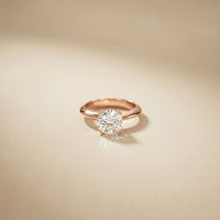 The Harrison 1.50 CT Round Cut Lab Grown Diamond Ring Rose Gold