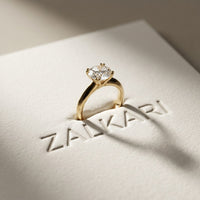 The Harrison 1.50 CT Round Cut Lab Grown Diamond Ring Gold