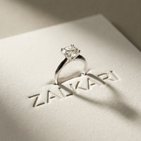 The Harrison 1.50 CT Round Cut Lab Grown Diamond Ring White