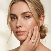 3 CT Round Cut Madeleine Lab Grown Diamond Engagement Ring Rose Gold