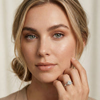 2.20CTW Round Lab Grown Diamond Bloom Ring For Her White