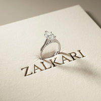 2.20 CT Marquise Cut Lab Grown Diamond Royale Ring White