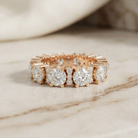 5.40CTW Sunlit Reverie Lab Grown Diamond Eternity Band For Her