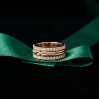 Everlasting Promise 1.40CTW Lab Grown Diamond Wedding Band Set