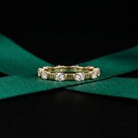 Cherished Forever Lab Grown Diamond Wedding Band For Her 0.70CT Gold