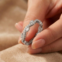 0.70CT Bound By Love Lab Grown Diamond Wedding Band White