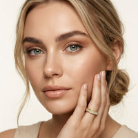0.50CT Forever Bound Lab Grown Diamond Wedding Band For Her Gold
