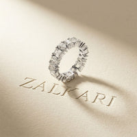 4.20CT Eternal Vows Mixed-Cut Lab Grown Diamond Wedding Band White