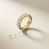 5CT Everlasting Harmony Lab Grown Diamond Wedding Band Gold