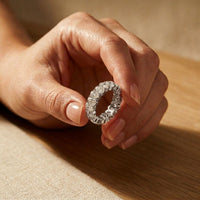 5CT Everlasting Harmony Lab Grown Diamond Wedding Band White