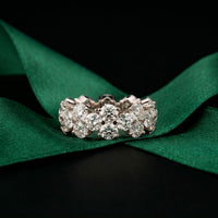 7.50CT Radiant Promise Lab Grown Diamond Wedding Band White