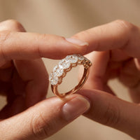 1.20CT Timeless Devotion Lab Grown Diamond Wedding Band Rose Gold