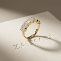 1.20CT Timeless Devotion Lab Grown Diamond Wedding Band Gold
