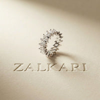 4.50CT Eternal Bloom Lab Grown Diamond Wedding Band White