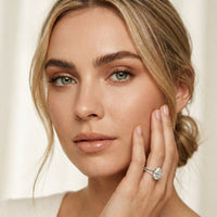 2.90 Ctw Pear Lab Grown Diamond Infinity Split Shank Ring White
