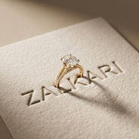 2.90CTW Oval Lab Grown Diamond Twin Shank Ring Gold
