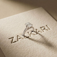 2.90CTW Oval Lab Grown Diamond Twin Shank Ring White