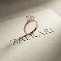 3.15CTW Round Cut Lab Grown Diamond Eternal Birthday Gift Ring Rose Gold