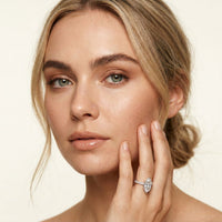 4.60CTW Marquise Cut Lab Grown Diamond Elvare Birthday Gift Ring White