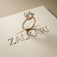 4.50CTW Round Lab Grown Diamond Elyndra Ring For Her Rose Gold