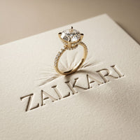 4.50CTW Round Lab Grown Diamond Elyndra Ring For Her Gold