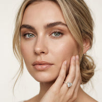 4.60CTW Heart Lab Grown Diamond Celestique Ring For Women Gold