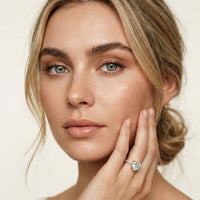 4.60CTW Heart Lab Grown Diamond Celestique Ring For Women White