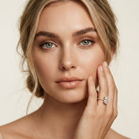 4.60CTW Oval Lab Grown Diamond Solitaire 4 Prongs Ring For Her Rose Gold